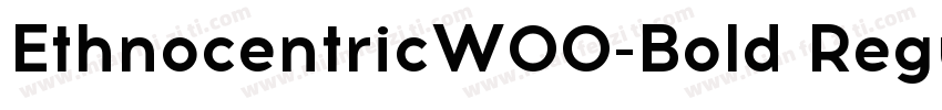 EthnocentricW00-Bold Regular字体转换